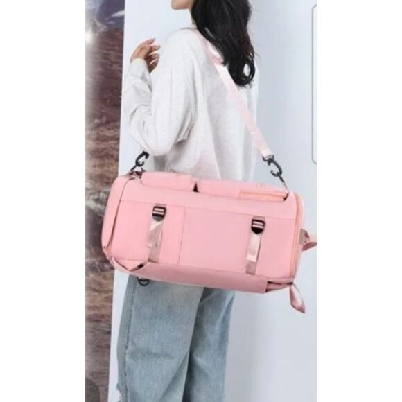 Large Pink Travel Bag/Bacpack - Picture 4 of 6
